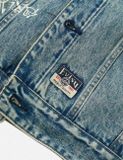  Áo Evisu Graffiti Prints Denim Jacket 'Indigo' 