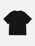  Áo Evisu Graffiti-Style Seagull T-Shirt 'Black' 