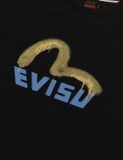  Áo Evisu Graffiti-Style Seagull T-Shirt 'Black' 