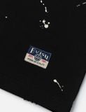 Áo Evisu Graffiti-Style Seagull T-Shirt 'Black' 