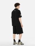  Áo Evisu Hakutaku and Logo Embroidery Polo 'Black' 