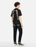  Áo Evisu Hakutaku Daicock Print 'Black' 