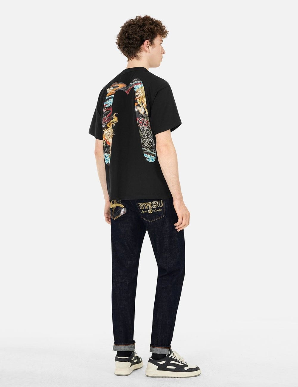  Áo Evisu Hakutaku Daicock Print 'Black' 