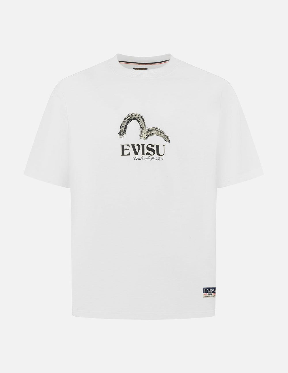  Áo Evisu Hakutaku Daicock Print 'White' 