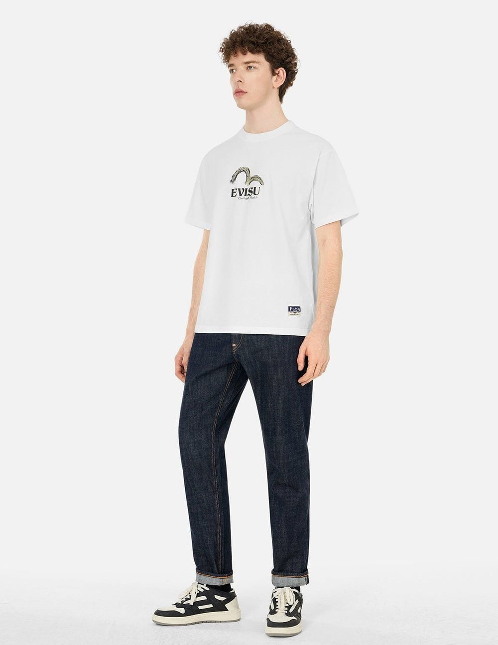  Áo Evisu Hakutaku Daicock Print 'White' 