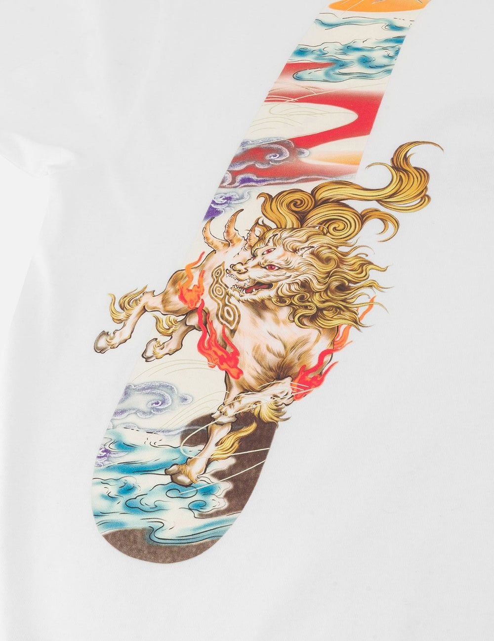  Áo Evisu Hakutaku Daicock Print 'White' 