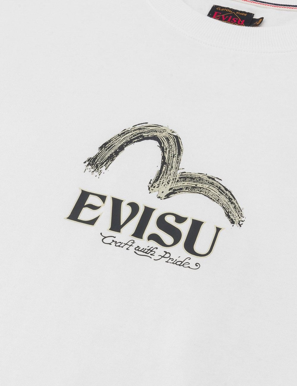  Áo Evisu Hakutaku Daicock Print 'White' 