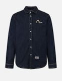  Áo Evisu Hakutaku Daicock Printed Shirt 'Indigo' 