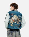  Áo Evisu Hakutaku Embroidery Jacket 'Grey' 