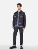  Áo Evisu Hakutaku Embroidery Jacket 'Indigo' 