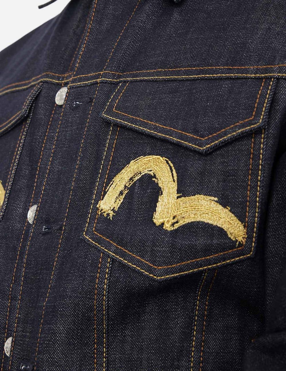  Áo Evisu Hakutaku Embroidery Jacket 'Indigo' 