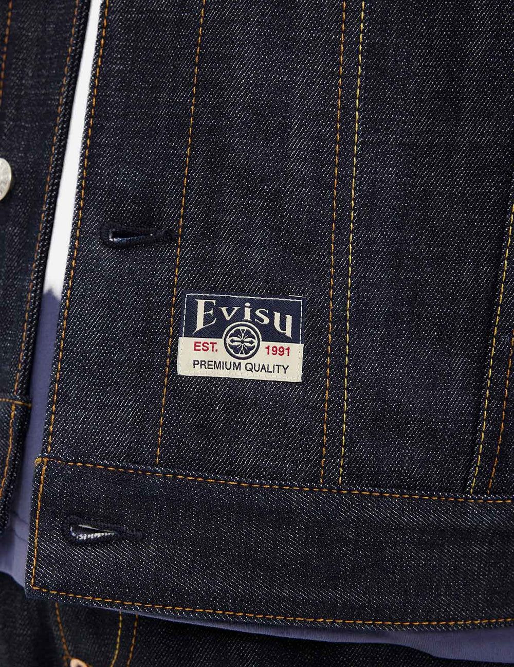 Áo Evisu Hakutaku Embroidery Jacket 'Indigo' 