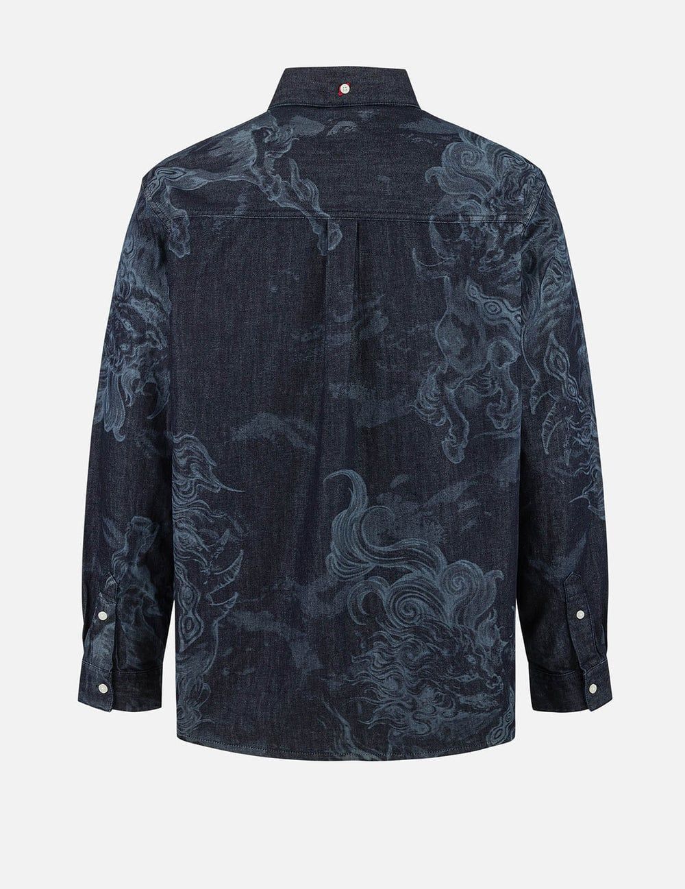  Áo Evisu Hakutaku Laser Printed Shirt 'Indigo' 