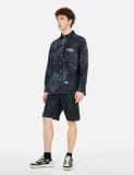 Áo Evisu Hakutaku Laser Printed Shirt 'Indigo' 