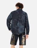  Áo Evisu Hakutaku Laser Printed Shirt 'Indigo' 