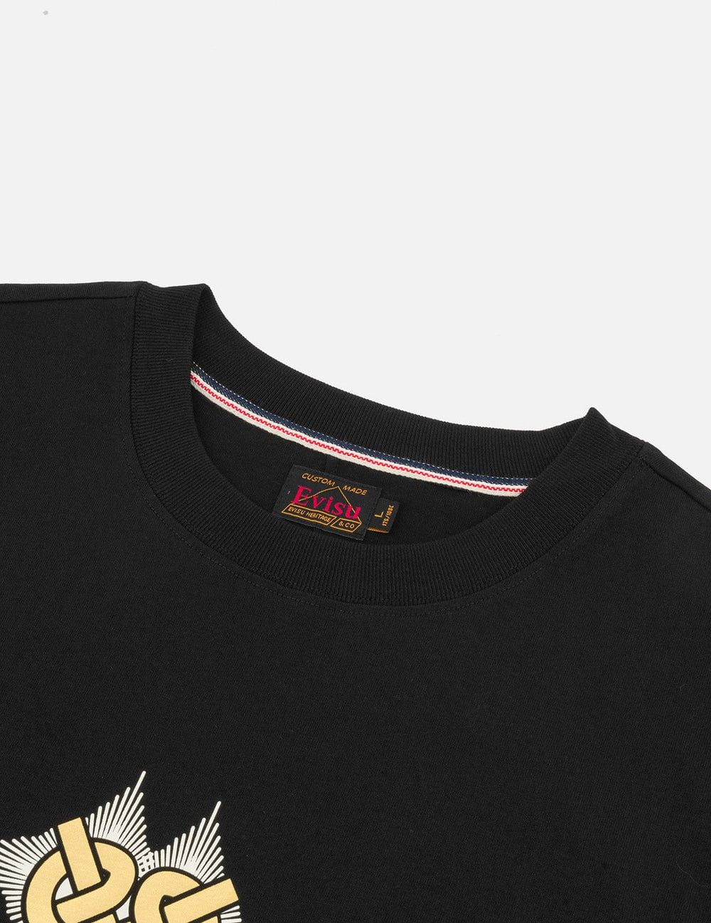 Áo Evisu Hakutaku Print T-shirt 'Black' 