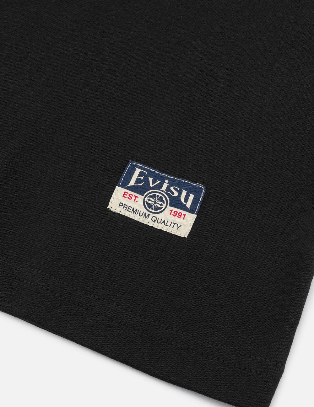  Áo Evisu Hakutaku Print T-shirt 'Black' 