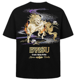 Áo Evisu Hakutaku Print T-shirt 'Black' 