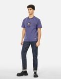  Áo Evisu Hakutaku Print T-shirt 'Purple' 