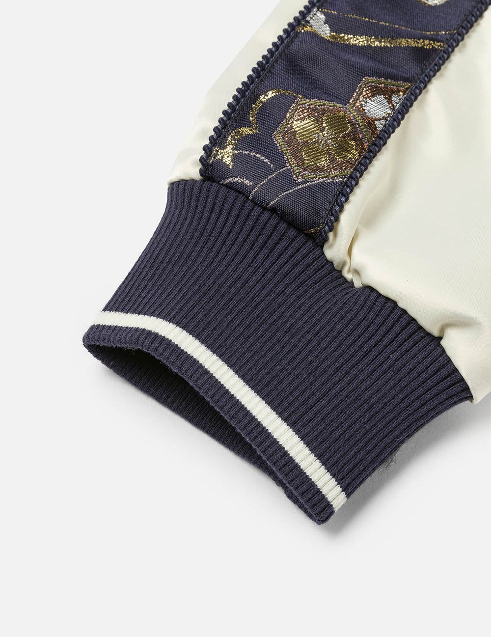  Áo Evisu Kamon Brocade Appliqué 'Navy' 