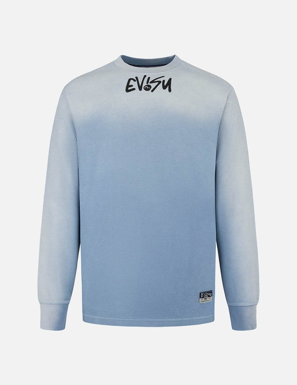  Áo Evisu Logo and Daicock Print 'Blue' 
