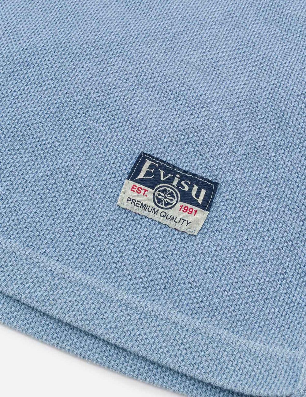  Áo Evisu Logo and Daicock Print 'Blue' 