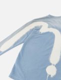  Áo Evisu Logo and Daicock Print 'Blue' 