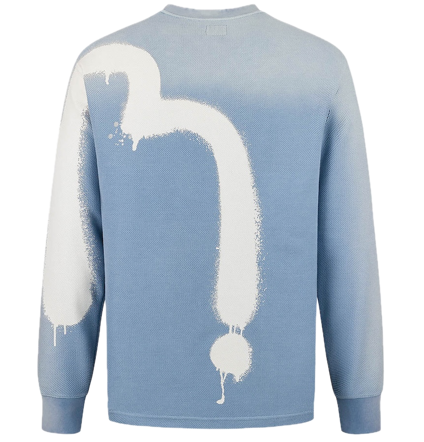  Áo Evisu Logo and Daicock Print 'Blue' 