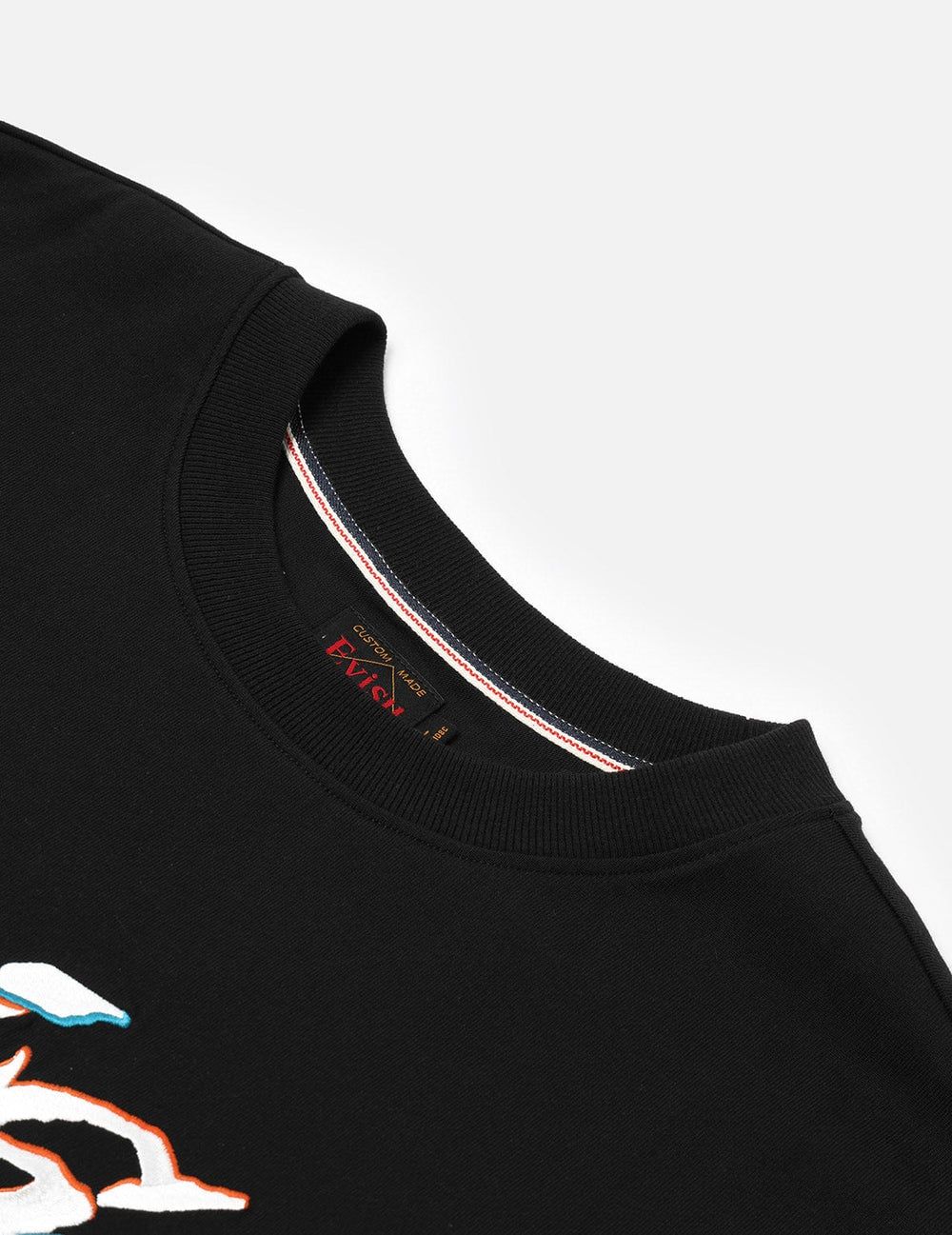  Áo Evisu Logo and Kamon Embroidery T-shirt 'Black' 