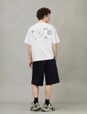  Áo Evisu Logo and Kamon Embroidery T-shirt 'White' 