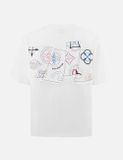  Áo Evisu Logo and Kamon Embroidery T-shirt 'White' 