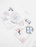  Áo Evisu Logo and Kamon Embroidery T-shirt 'White' 