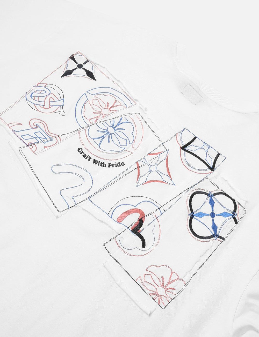  Áo Evisu Logo and Kamon Embroidery T-shirt 'White' 