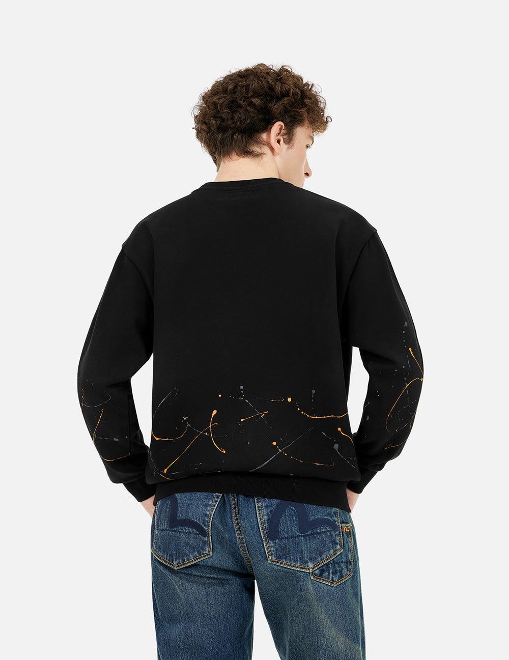  Áo Evisu Logo and Seagull 'Black' 