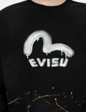  Áo Evisu Logo and Seagull 'Black' 