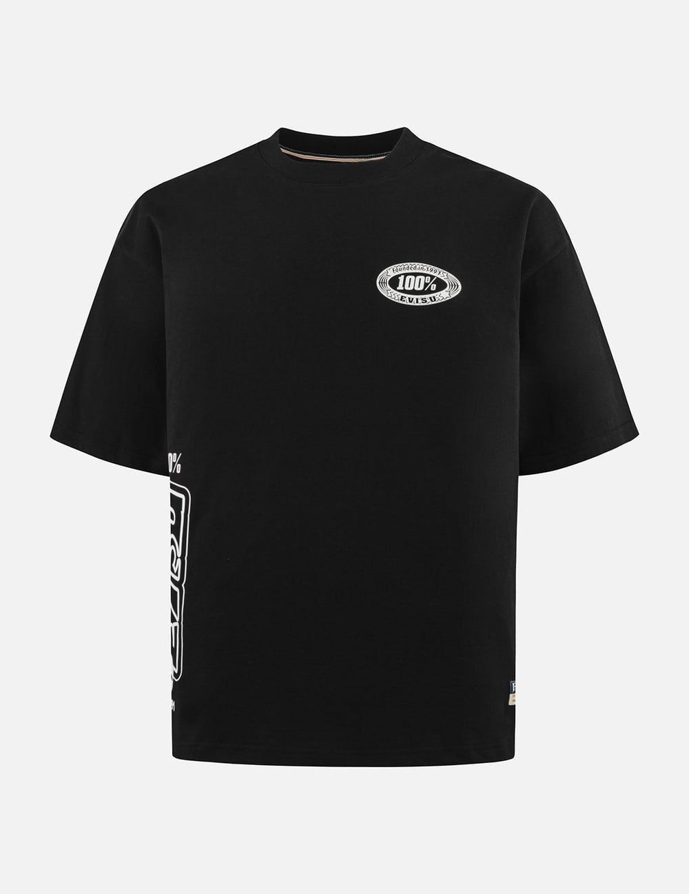  Áo Evisu Logo Daicock Print T-Shirt 'Black' 