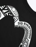 Áo Evisu Logo Daicock Print T-Shirt 'Black' 