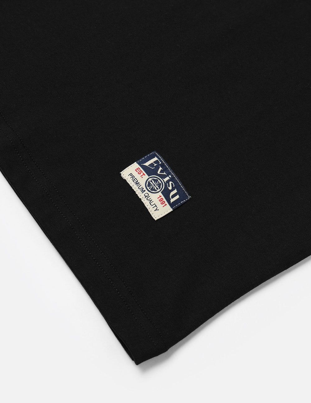  Áo Evisu Logo Daicock Print T-Shirt 'Black' 