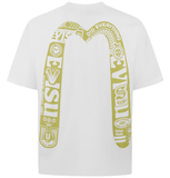  Áo Evisu Logo Daicock Print T-Shirt 'White' 
