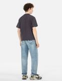  Áo Evisu Logo Seagull Print T-shirt 'Charcoal' 