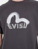  Áo Evisu Logo Seagull Print T-shirt 'Charcoal' 