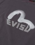  Áo Evisu Logo Seagull Print T-shirt 'Charcoal' 