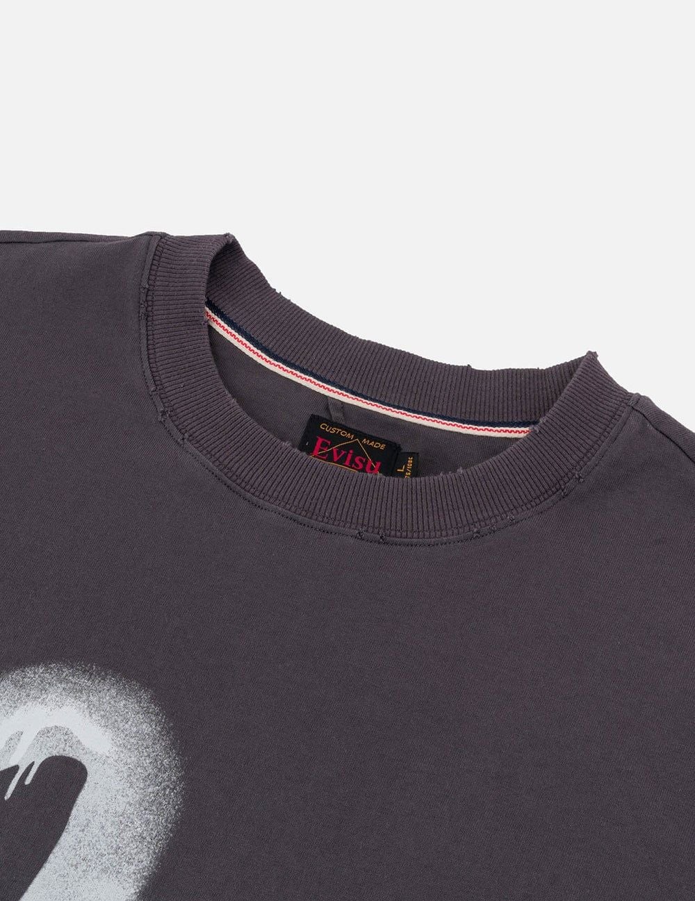  Áo Evisu Logo Seagull Print T-shirt 'Charcoal' 