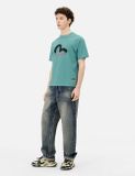  Áo Evisu Logo Seagull Print T-shirt 'Green' 