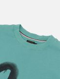  Áo Evisu Logo Seagull Print T-shirt 'Green' 