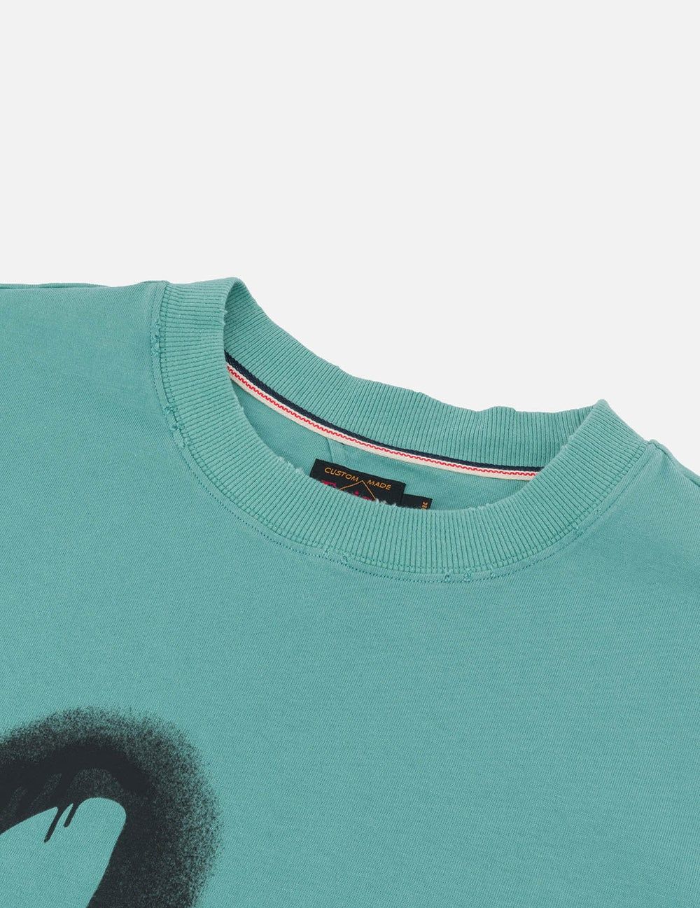  Áo Evisu Logo Seagull Print T-shirt 'Green' 