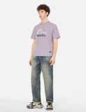  Áo Evisu Logo Seagull Print T-shirt 'Purple' 