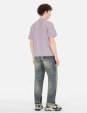  Áo Evisu Logo Seagull Print T-shirt 'Purple' 