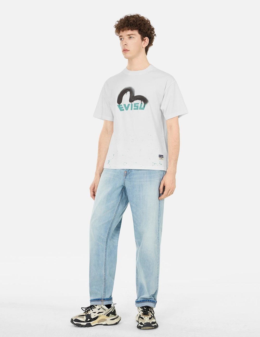  Áo Evisu Logo Seagull Print T-shirt 'White' 