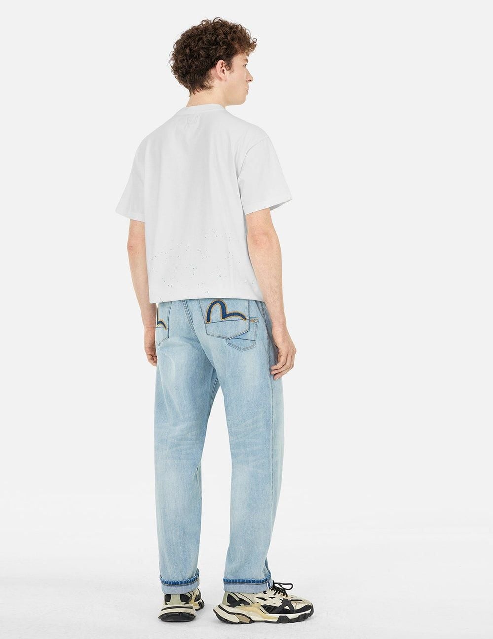  Áo Evisu Logo Seagull Print T-shirt 'White' 